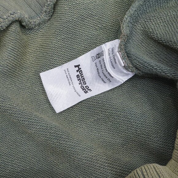 House of Errors Army Green House Of Errors Eye Embroidered Hoodie - Picture 7 of 9